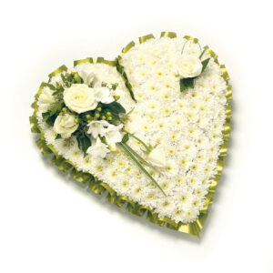 Based Heart Green & White