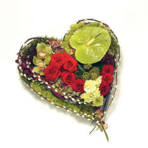 Based Heart Red & Green